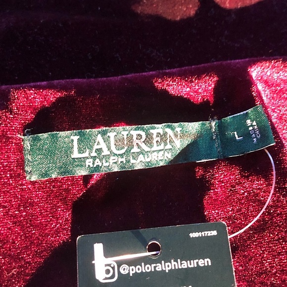 SOLD - Ralph Lauren Velvet Top - Picture 8 of 9